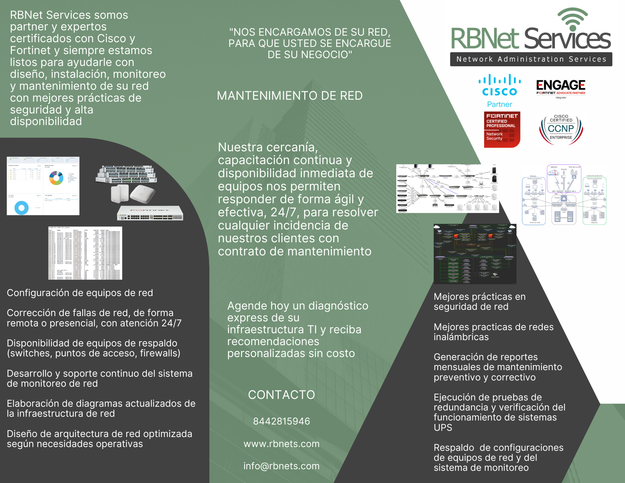 Mantenimiento de red empresarial en Saltillo – RBNet Services