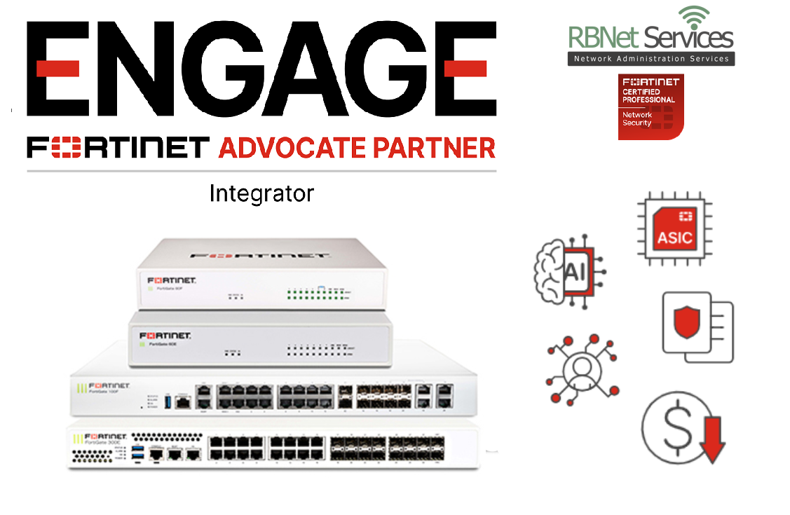 RBNet Services Fortinet Advocate Partner – Integración de firewalls FortiGate y seguridad empresarial.